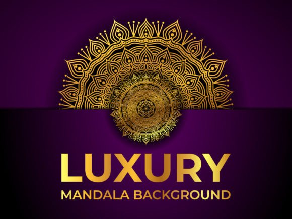 Download Luxury Golden Mandala Background Design - Gold Collection