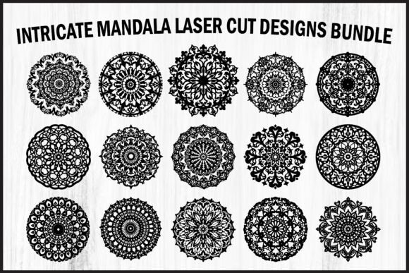 Download Intricate Mandala Laser Cut Designs Bund - Intricate Collection