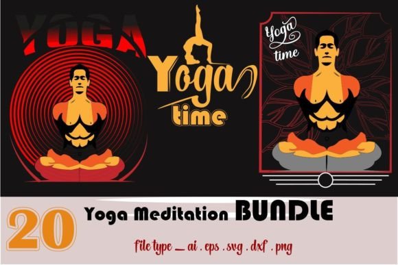 Download Yoga Meditation Design Bundle - Meditation design Collection