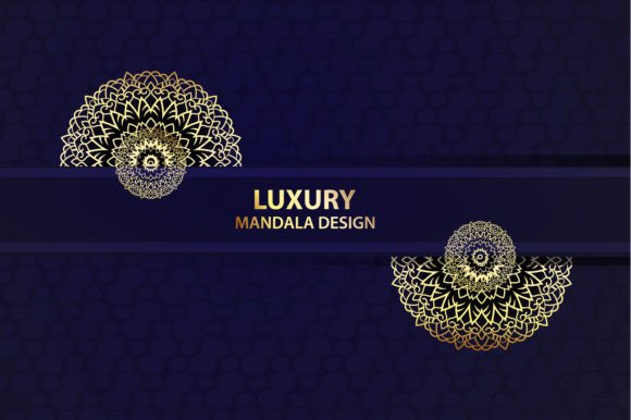 Download Luxury Golden Mandala Arabesque Pattern - Gold Collection