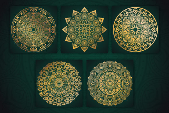 Download Beautiful Golden Mandala Design - Gold Collection