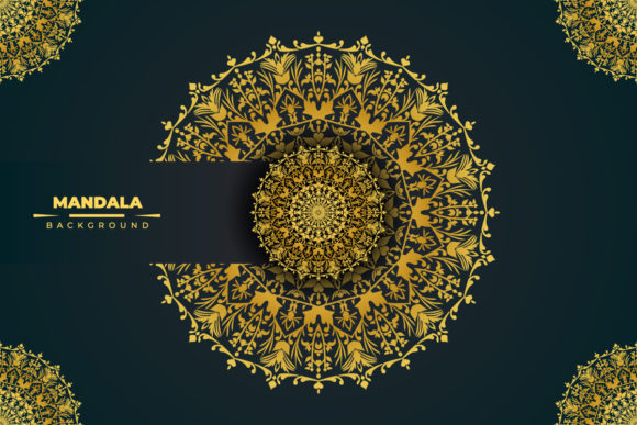 Download Modern Golden Mandala Background Design - Gold Collection