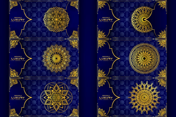 Download Set of Golden Mandala Collections - Gold Collection