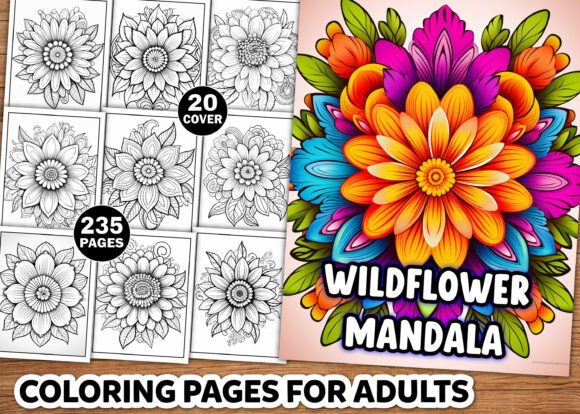 Download Wildflower Mandala Coloring Pages - Flower mandala Collection