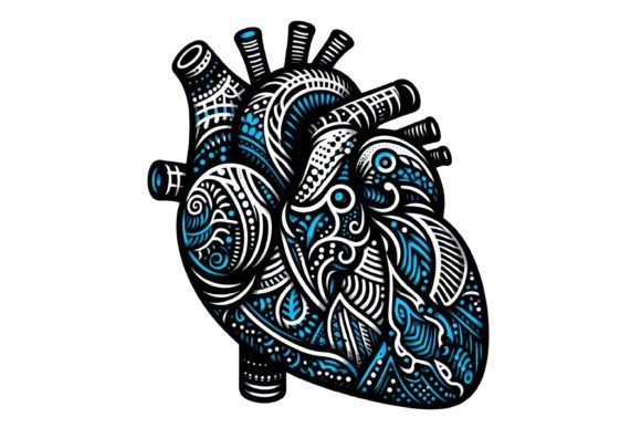 Download Human Heart Intricate Patterns Clipart - Premium Resources