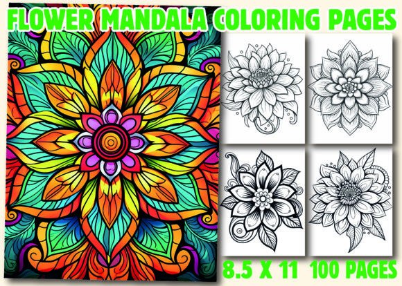 Download Flower Mandala Coloring Pages - Flower mandala Collection